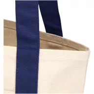  Sacosa de cumparaturi, Everestus, 2601E13210, 33x28x15 cm, Bumbac, Albastru Navy
