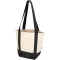 Sacosa de cumparaturi, Everestus, 2601E13211, 33x28x15 cm, Bumbac, Negru