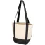 Sacosa de cumparaturi, Everestus, 2601E13211, 33x28x15 cm, Bumbac, Negru
