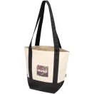 Sacosa de cumparaturi, Everestus, 2601E13211, 33x28x15 cm, Bumbac, Negru