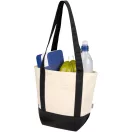 Sacosa de cumparaturi, Everestus, 2601E13211, 33x28x15 cm, Bumbac, Negru