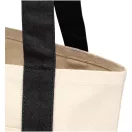 Sacosa de cumparaturi, Everestus, 2601E13211, 33x28x15 cm, Bumbac, Negru