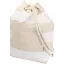 Saculet rucsac cu snur, Everestus, 2610E17911, 48xØ30 cm, Bumbac, Alb