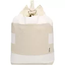 Saculet rucsac cu snur, Everestus, 2610E17911, 48xØ30 cm, Bumbac, Alb