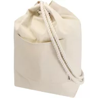   Saculet rucsac cu snur, Everestus, 2610E17912, 48xØ30 cm, Bumbac, Natur