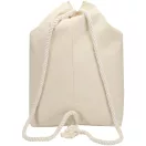 Saculet rucsac cu snur, Everestus, 2610E17912, 48xØ30 cm, Bumbac, Natur