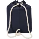 Saculet rucsac cu snur, Everestus, 2610E17913, 48xØ30 cm, Bumbac, Albastru Navy