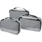 Set 3 cuburi pentru impachetare, Everestus, 2610E18280, 34x8x23 cm, Poliester, Gri