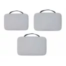 Set 3 cuburi pentru impachetare, Everestus, 2610E18280, 34x8x23 cm, Poliester, Gri