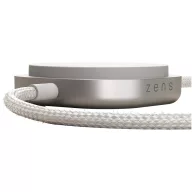   Cablu de incarcare, Zens, 2610E17687, 15 W, 6.1x1.6x6.1 cm, Aluminiu, Alb