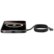   Incarcator wireless, Zens, 2610E18924, 15 W, 6x0.9x6 cm, Aluminiu, Negru