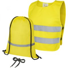   Set reflectorizant pentru copii 7-12 ani, Everestus, 21OCT0073, 32 x 43 cm, Poliester, Galben
