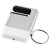 Suport telefon de birou cu functie de curatare ecran, Everestus, STT083, abs, plastic, gri, alb