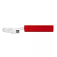 Volt 2200 mAh power bank, Aluminium, Red