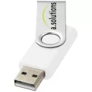 Rotate-basic 2GB USB flash drive, Plastic and Aluminum, White, Silver  