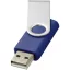 Rotate-basic 2GB USB flash drive, Plastic and Aluminum, Blue, Silver  