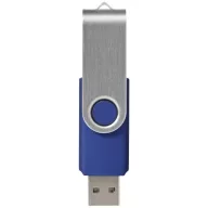   Rotate-basic 2GB USB flash drive, Plastic and Aluminum, Blue, Silver  