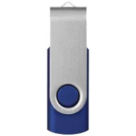   Rotate-basic 2GB USB flash drive, Plastic and Aluminum, Blue, Silver  