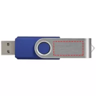   Rotate-basic 2GB USB flash drive, Plastic and Aluminum, Blue, Silver  