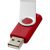 Rotate-basic 2GB USB flash drive, Plastic and Aluminum, Red, Silver  