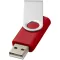 Rotate-basic 2GB USB flash drive, Plastic and Aluminum, Red, Silver  