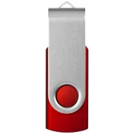   Rotate-basic 2GB USB flash drive, Plastic and Aluminum, Red, Silver  