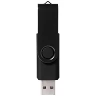  Rotate-metallic 4GB USB flash drive, Plastic and aluminum, solid black