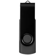   Rotate-metallic 4GB USB flash drive, Plastic and aluminum, solid black