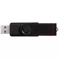   Rotate-metallic 4GB USB flash drive, Plastic and aluminum, solid black
