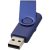 Rotate-metallic 4GB USB flash drive, Plastic and aluminum, Navy