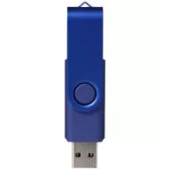   Rotate-metallic 4GB USB flash drive, Plastic and aluminum, Navy