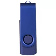   Rotate-metallic 4GB USB flash drive, Plastic and aluminum, Navy