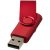 Rotate-metallic 4GB USB flash drive, Plastic and aluminum, Red