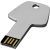 Key 4GB USB flash drive, Aluminum, Silver