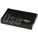 Slim card-shaped 2GB USB flash drive, Plastic, White