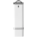 Flat 4GB USB flash drive, Plastic, White