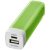 Flash 2200 mAh power bank, ABS and PC plastic, Lime