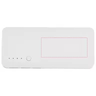 Spare 10,000 mAh power bank, ABS Plastic, White