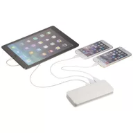 Spare 10,000 mAh power bank, ABS Plastic, White