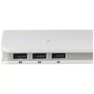 Spare 10,000 mAh power bank, ABS Plastic, White