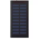 Stellar 8000 mAh solar power bank, Aluminium, solid black