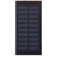 Stellar 8000 mAh solar power bank, Aluminium, solid black