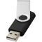 Rotate-basic 16GB USB flash drive, Plastic and Aluminum, solid black
