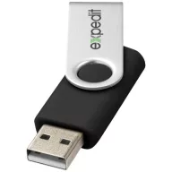   Rotate-basic 16GB USB flash drive, Plastic and Aluminum, solid black