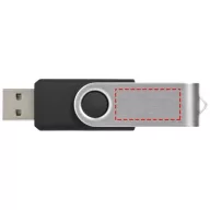   Rotate-basic 16GB USB flash drive, Plastic and Aluminum, solid black