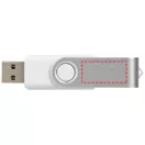 Rotate Basic USB 16GB, Plastic and Aluminum, White