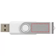Rotate Basic USB 16GB, Plastic and Aluminum, White
