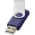 Rotate-basic 16GB USB flash drive, Plastic and Aluminum, Royal blue
