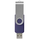Rotate-basic 16GB USB flash drive, Plastic and Aluminum, Royal blue
