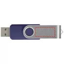 Rotate-basic 16GB USB flash drive, Plastic and Aluminum, Royal blue